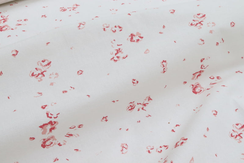 Faded Floral Fabrics - Luxury cotton and our Ditsy Cerise print