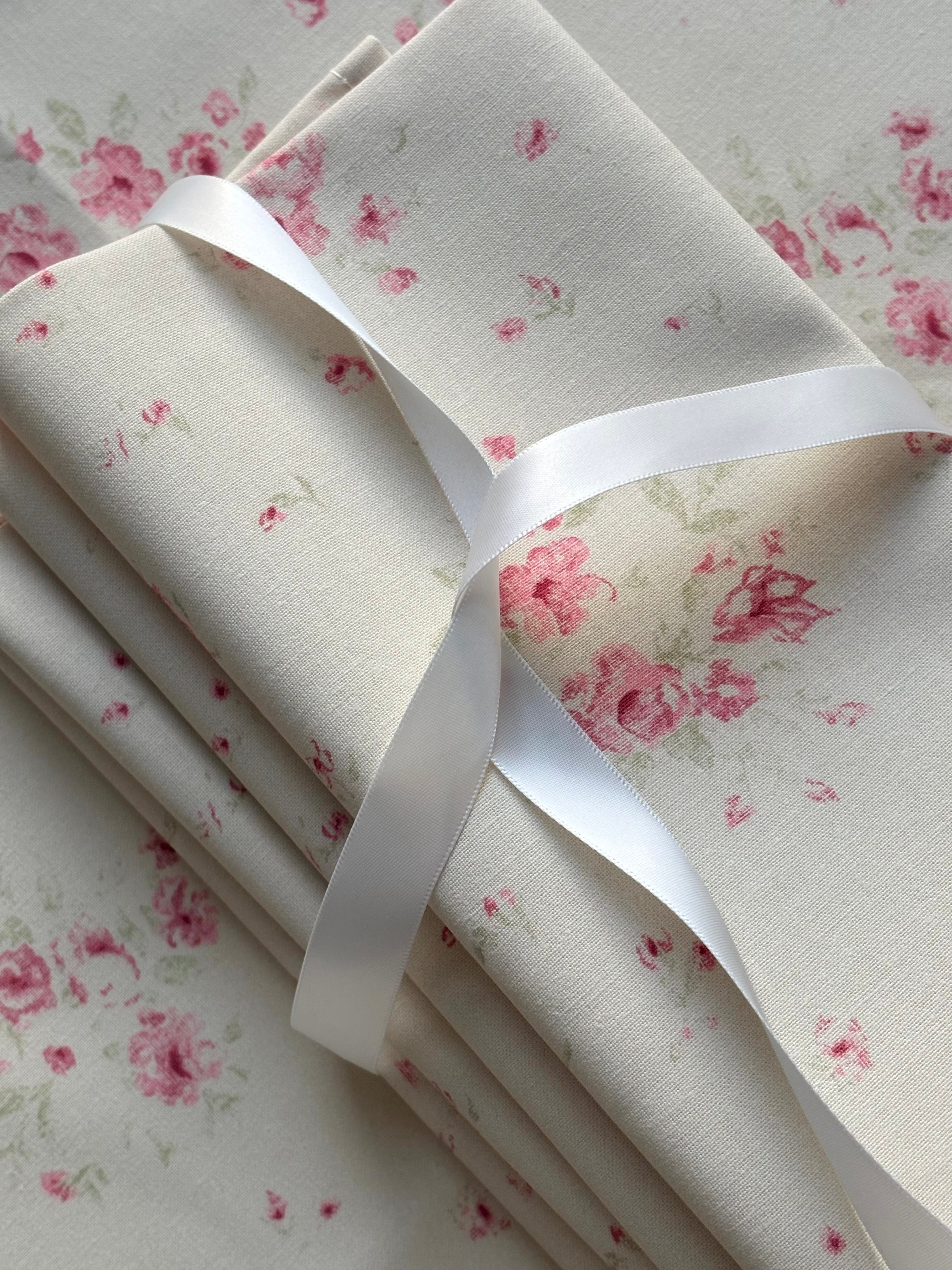 Napkin in Fleurette-  Set of 4