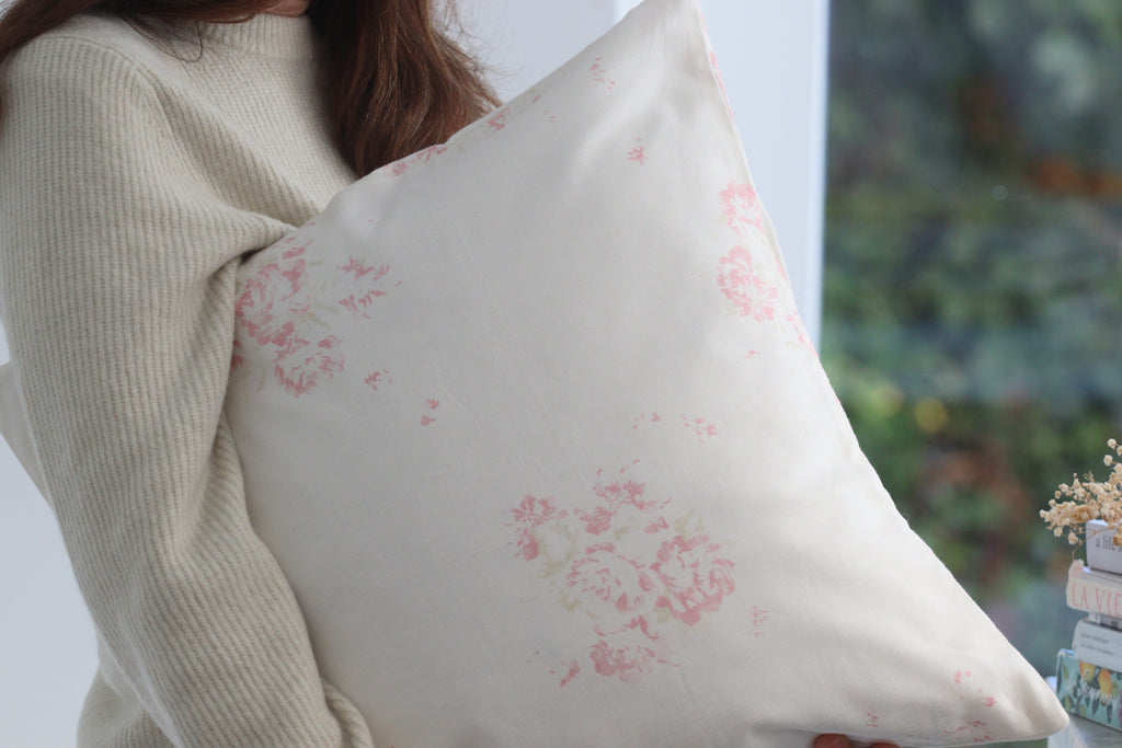 Cushion Cover in Antique Rose