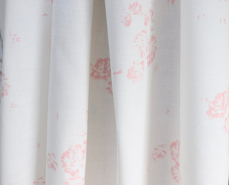 Camille - Soft Pink On Oyster linen