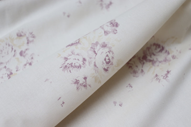 Camille - Vintage Lilac on Antiqued Cotton