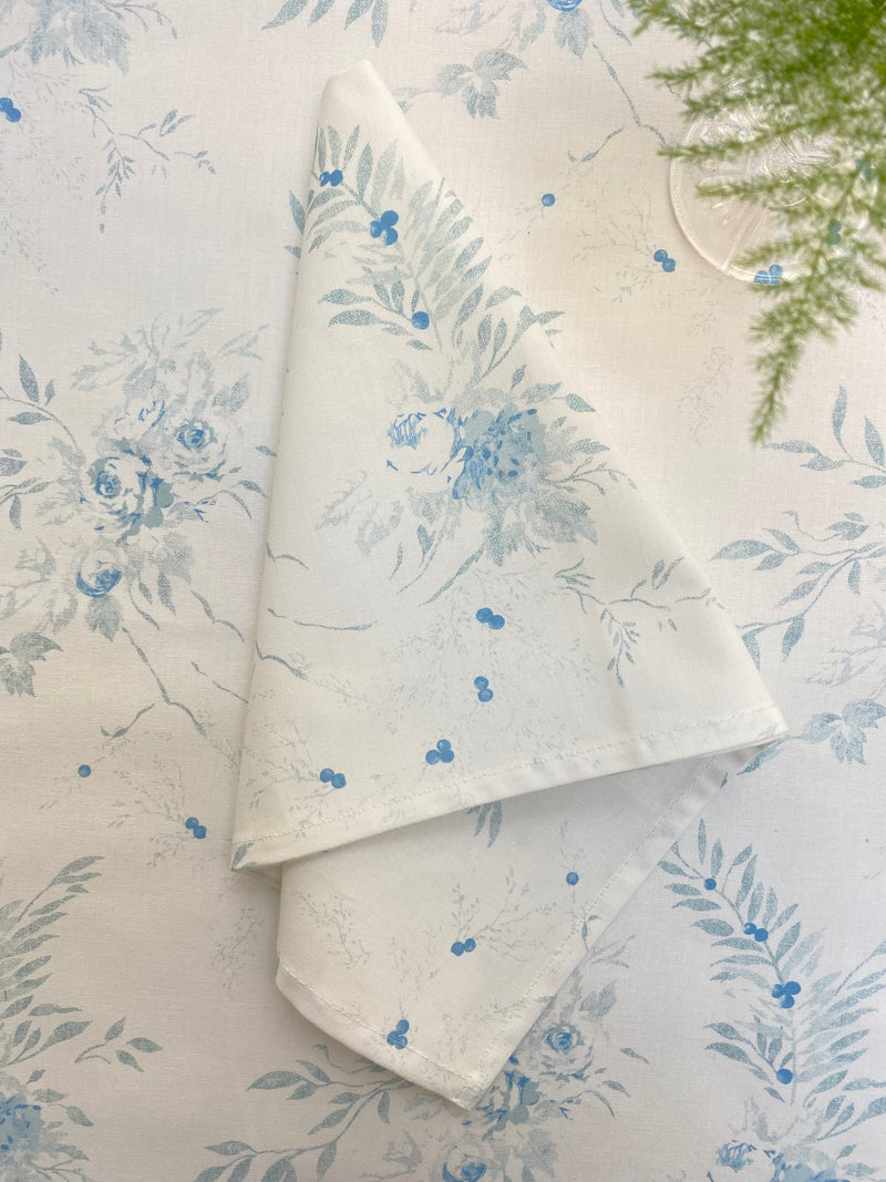 Napkin in Aimée Bleu