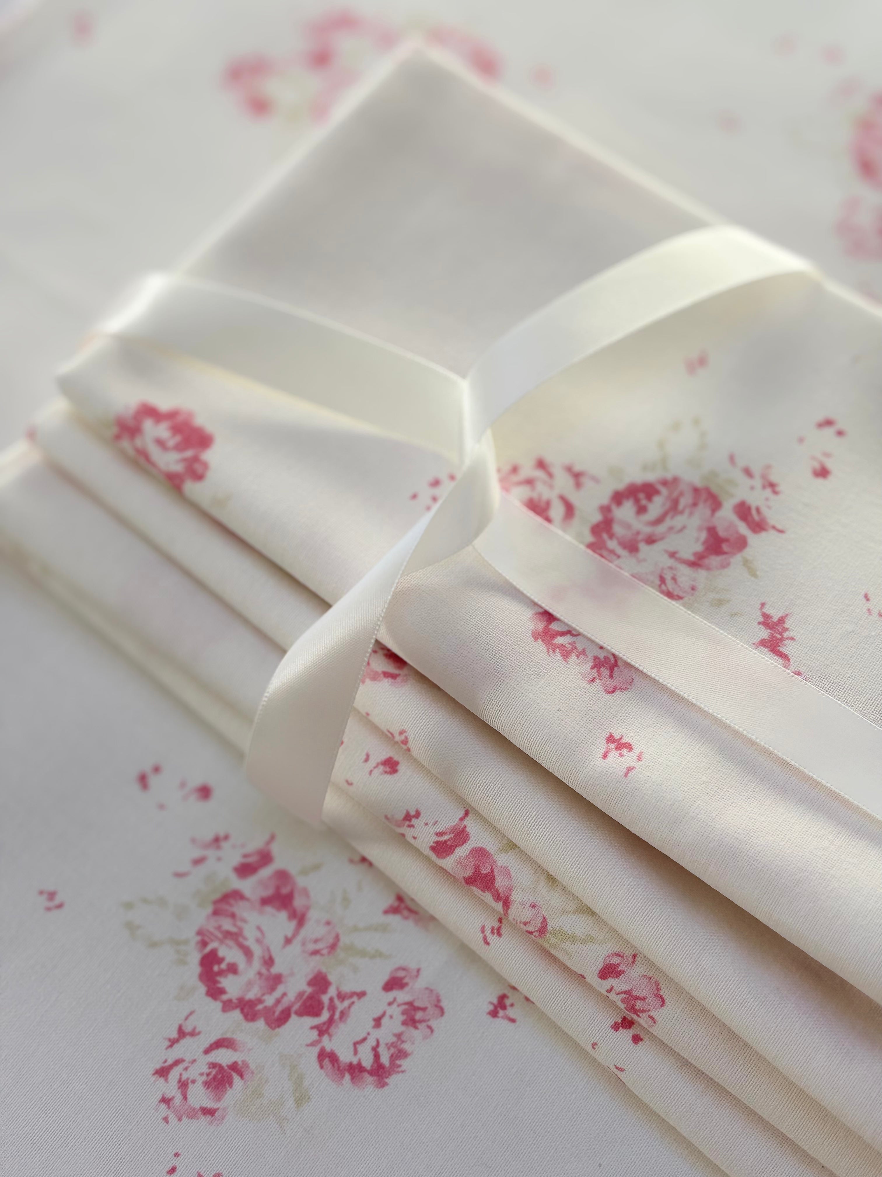 Napkin in Antique Rose - Set of 4