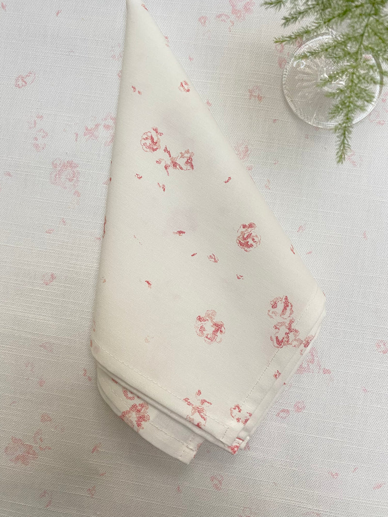 Napkin in Ditsy Pink