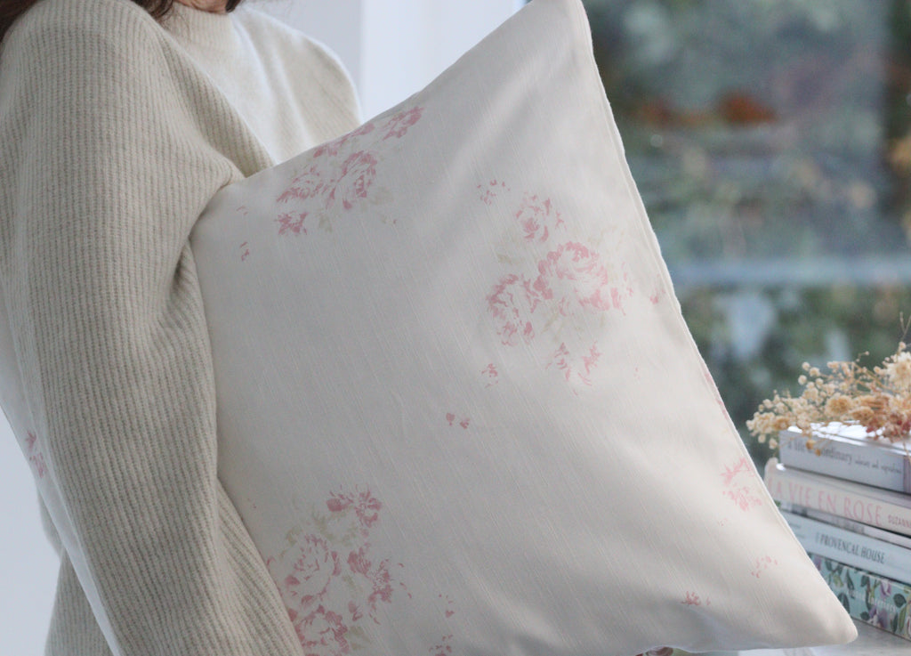 Cushion Cover in Antique Rose