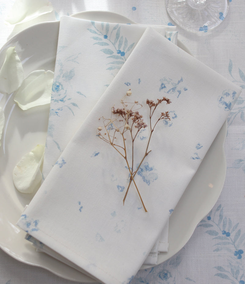 Napkin in Ditsy Bleu