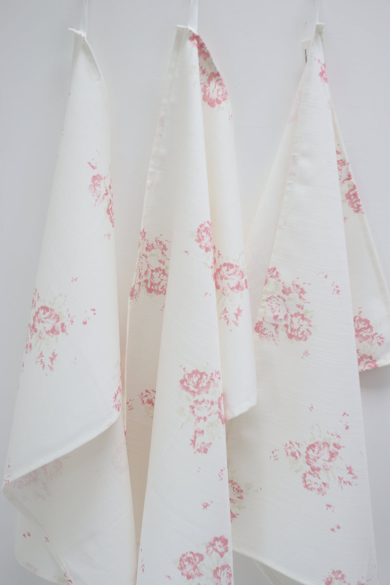 Tea Towel in Antique Rose
