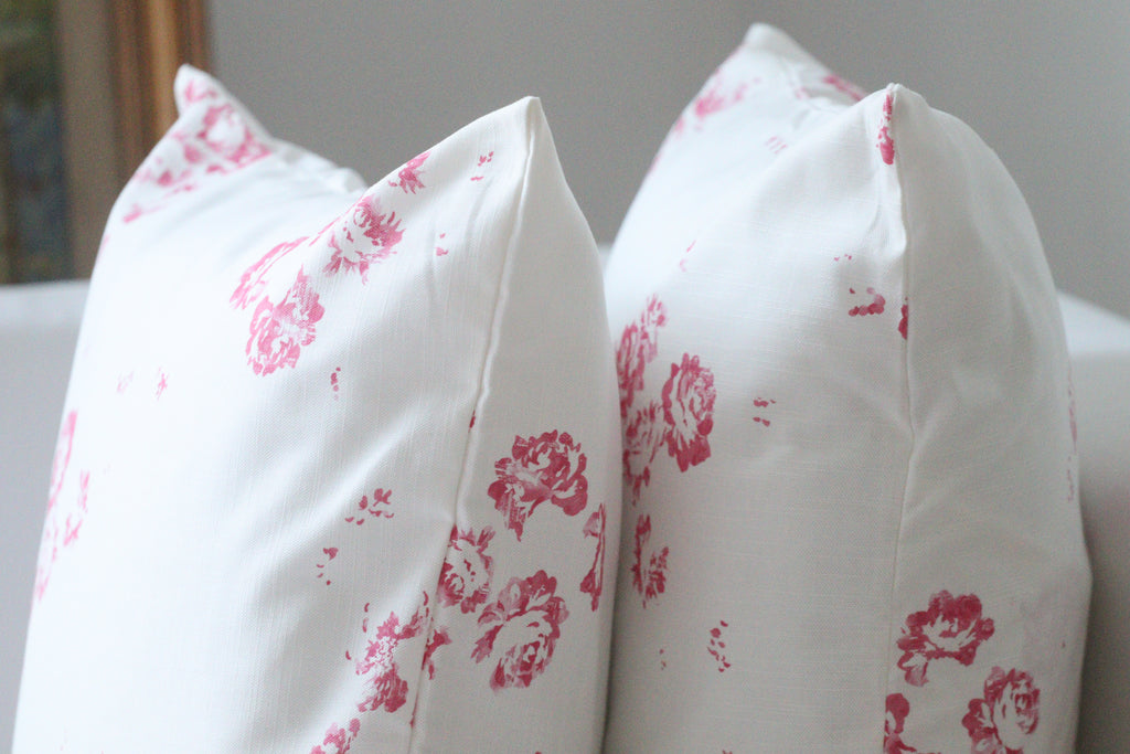 Cushion Cover in Camille Cerise