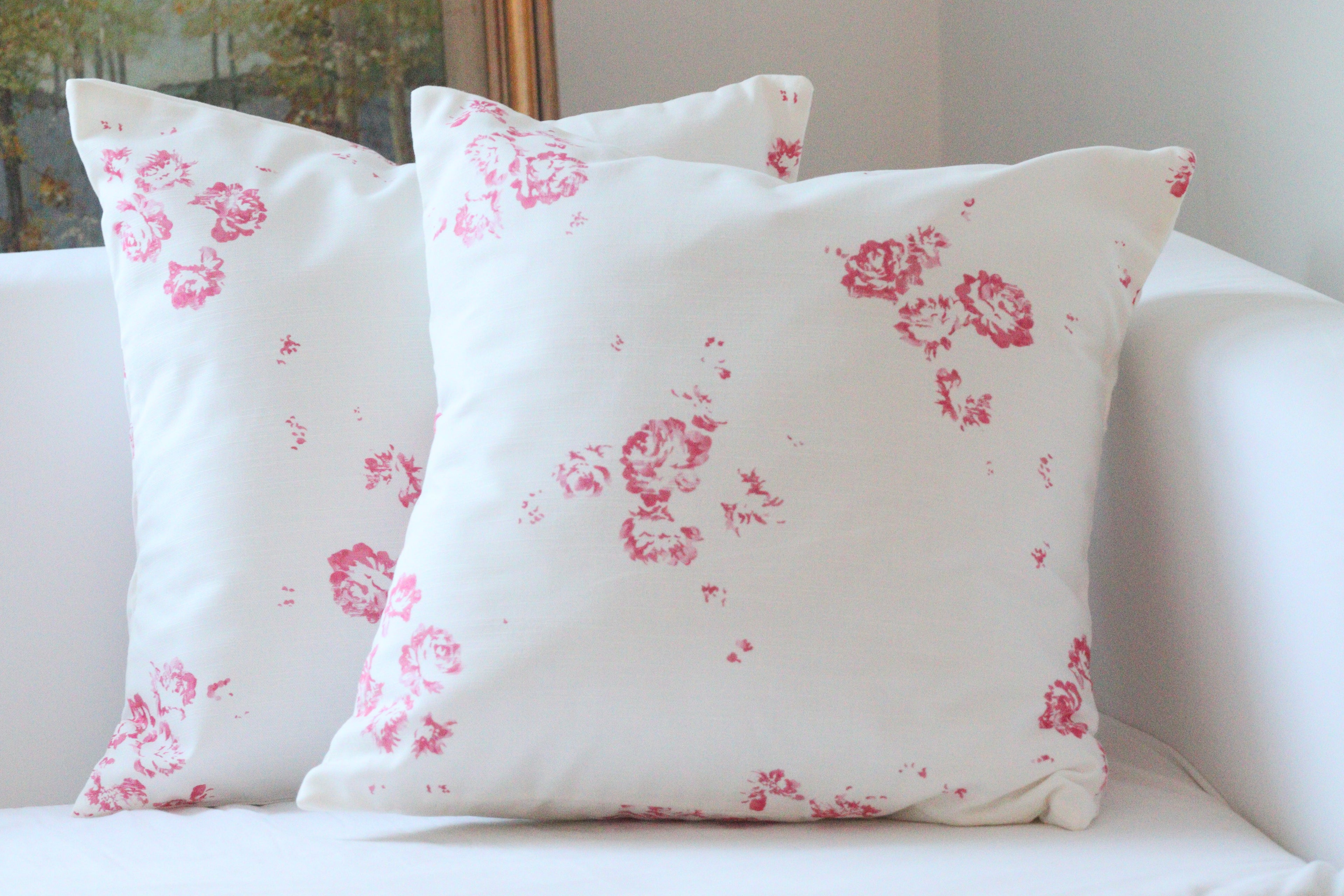 Cushion Cover in Camille Cerise